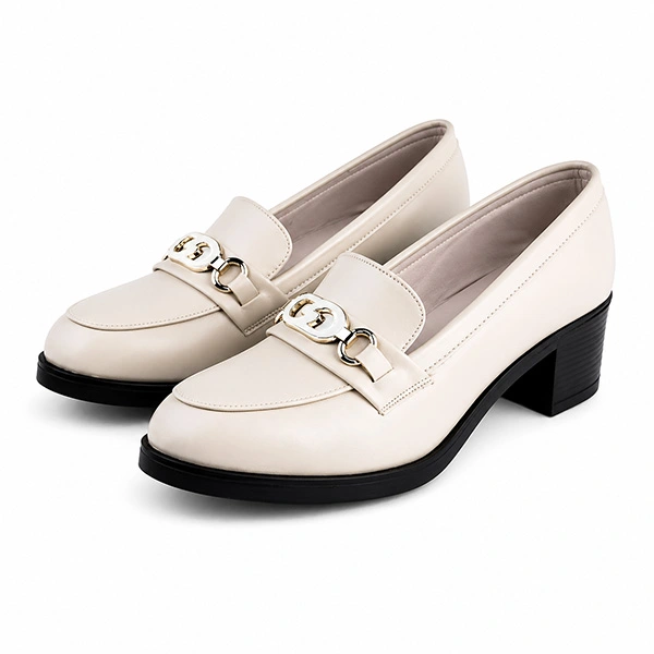 Chaussure pour femme CF012-1 beige miniature
